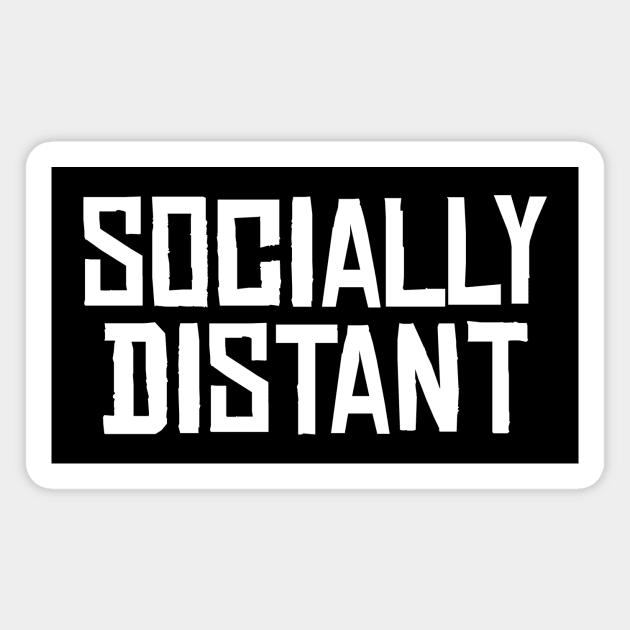 Socially Distant Corona Virus Magnet by SeattleDesignCompany